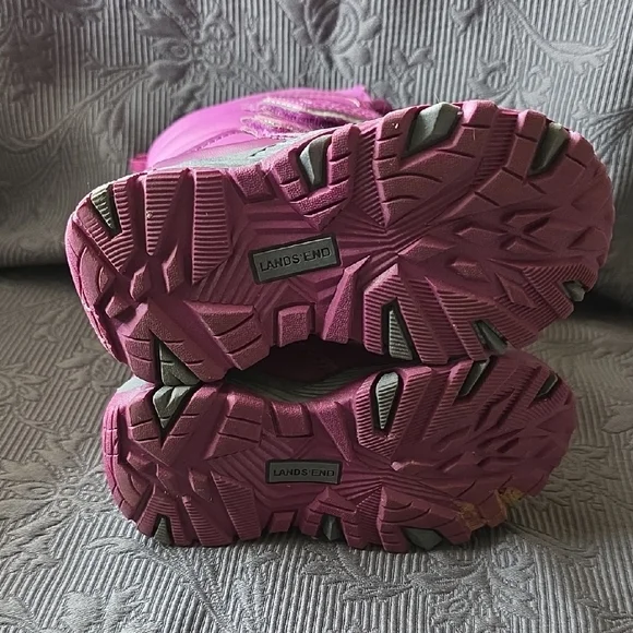 Lands' End Kids Pink Rain & Snow Boots - Picture 5 of 5